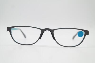 Lunettes FIELMANN OU Noires Bleues Ovales Monture De Lunettes Neuves 