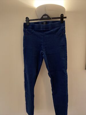 Matalan Size Dark Denim Jeggings Inside Leg Length 28” UK