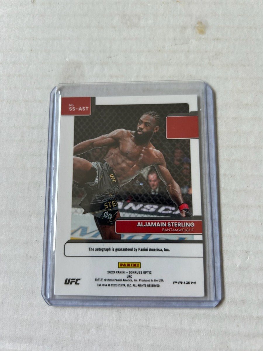 Aljamain Sterling 2023 Donruss Optic UFC Signature Series