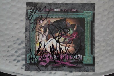 Symphony X - The Damnation Game Lost CD Album signed / autograph / signiert