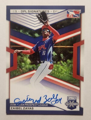 2023 Elite Extra Edition DPL Signatures Zaibel Zayas Auto #DPS-ZZ