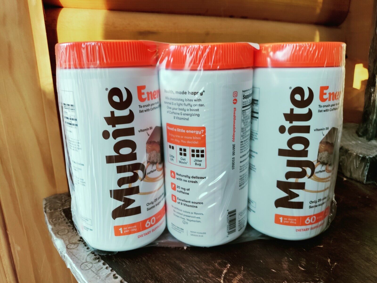 Mybite Multi Vitamins Energy X3  60 bites each Sealed Expire 3/2