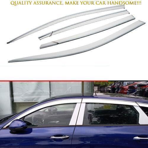 Smoke Window Rain Guards For Kia Spectra5 2005-2009 – 4pc Set (Not For Sedan) - View #3