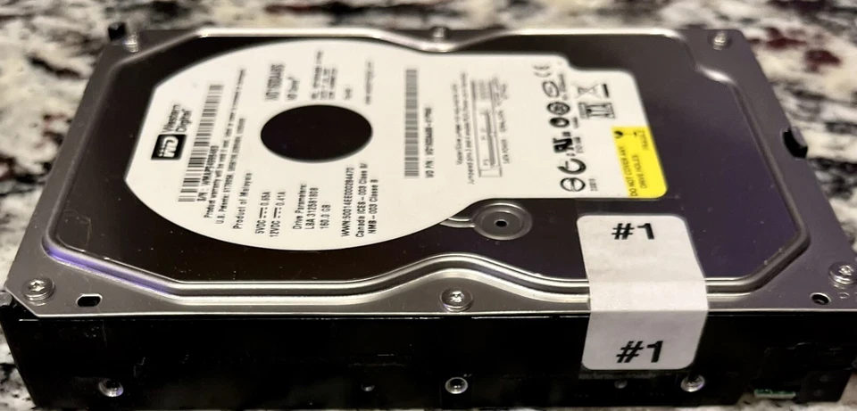 Western Digital 160GB 7200RPM 3Gbps 3.5" SATA HDD SD Hard Drive WD3200AAJS - Image 3 of 4