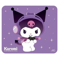 Alone Gaming Glass Mouse Pad Unipo Sanrio Characters Kuromi 35 x 30 cm