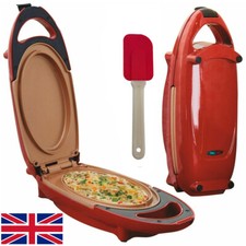 Ceramic Omelette Maker Non Stick Copper Infused Healthy Grill Cooks Top Bottom