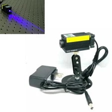Focusable 450nm 1W/1.6W/2.5W/4W Blue Laser Engraving Module W/ Adapter & Holder