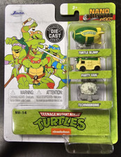 Teenage Mutant Ninja Turtles 3 Pc Set Nano Hollywood Rides Diecast Jada TMNT