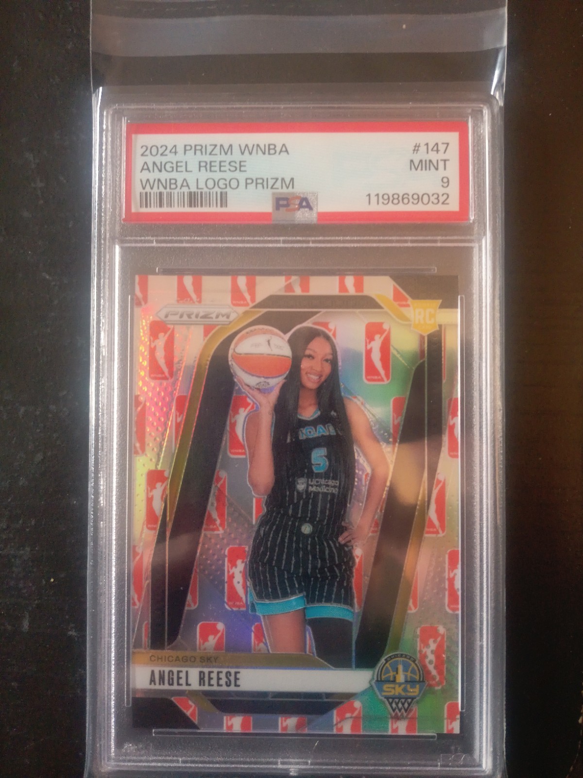 2024 Panini Prizm WNBA - Angel Reese #147 WNBA Logo Prizm (RC) view 1