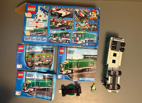 LEGO City 60025 - Grand Prix Truck - 95% Complete W/ Instructions, Manuals, Box