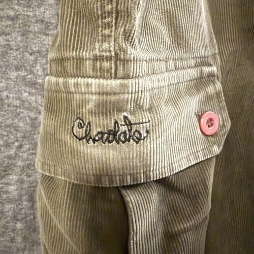 Pantaloncini in velluto a coste Chocolate skateboard taglia 38 Made in U.S.A P26 - Foto 2 di 12