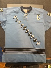 Pittsburgh Penguins Sidney Crosby Mitchell & Ness blue alternate Jersey