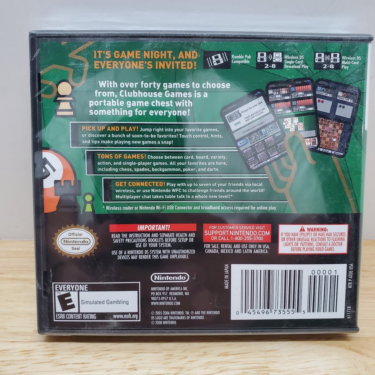 Clubhouse Games (Nintendo DS, 2006) for sale online | eBay