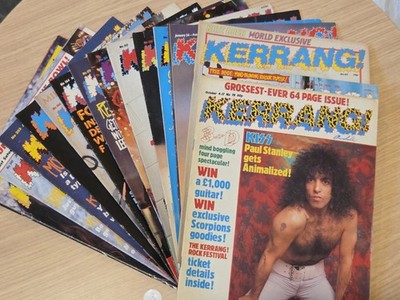Bundle Of 15 Vintage Kerrang Music Magazines