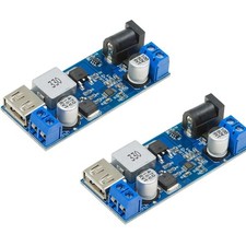 DC 9V 12V 24V to DC 5V 5A Buck Converter Module, 9-36V Step Down to USB 5V Tr...