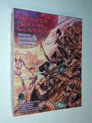 DCC#84 Peril on the Purple Planet Author's box SW Dungeon Crawl Classics rpg D&D