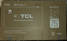 TCL 75C6KS 75 INCH 4K QD-MINI LED DOLBY ATMOS GOOGLE SMART TV