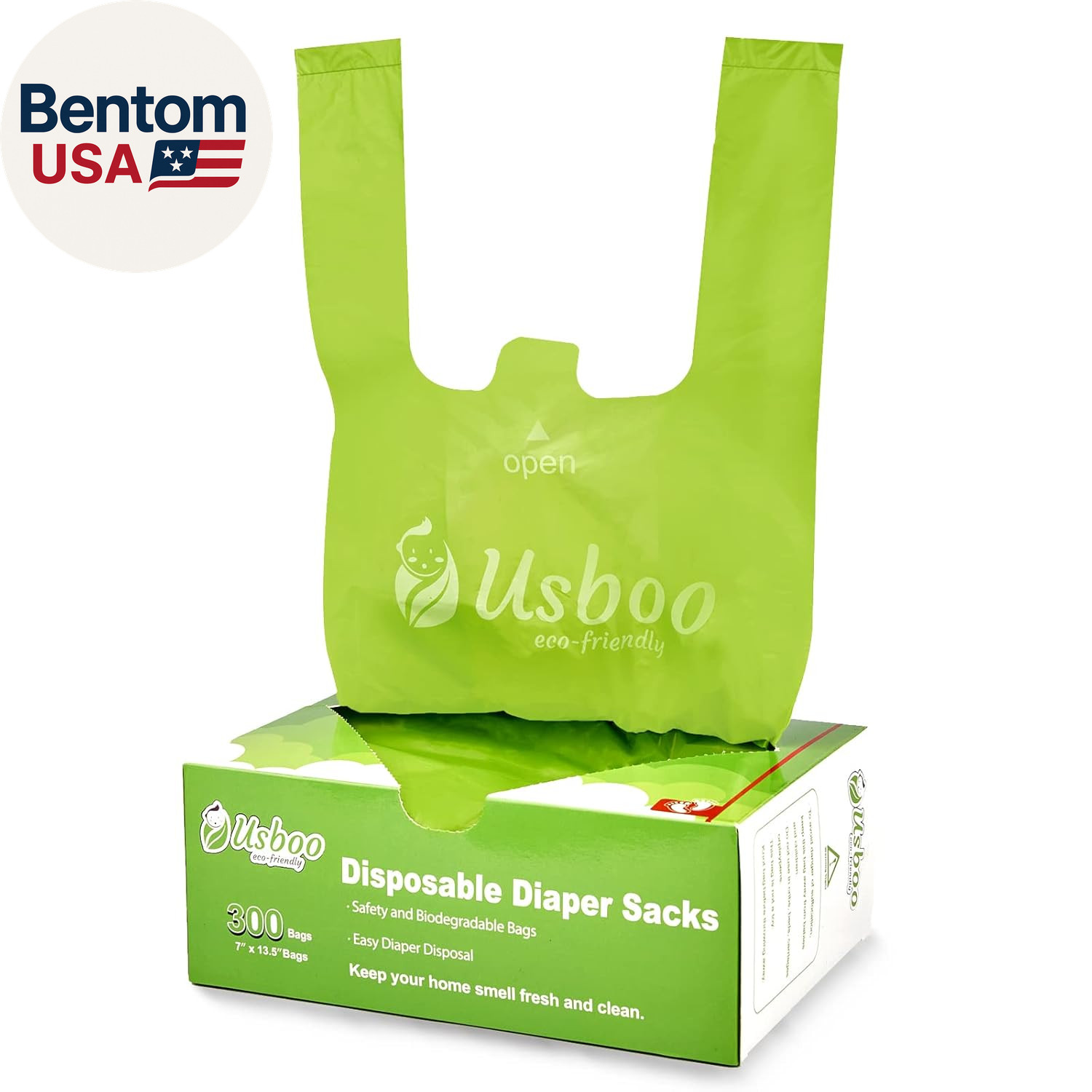 Bags,300 Count Oxo-biodegradable Diaper Sacks,easy-tie Ha