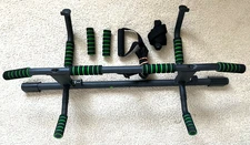 KAKICLAY Pull Up Bar Multi-Grip Pull Up Bar with Smart Larger Hooks Technology