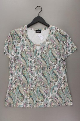 Taifun Printshirt Classic Shirt für Damen Gr. 42, L mit Paisleymuster Kurzarm