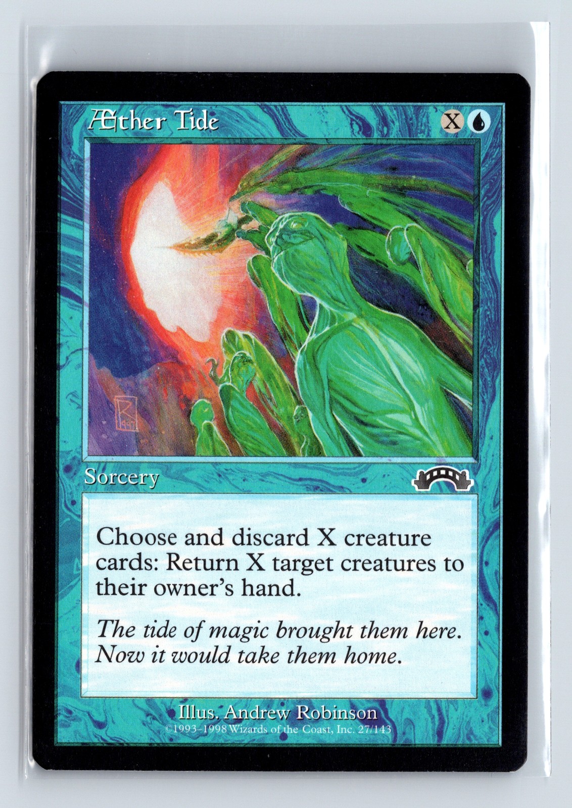 (2x) AETHER TIDE – MTG Magic the Gathering Card – Exodus – Common