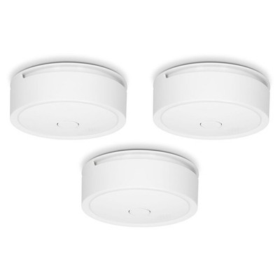 Alecto Wireless Connectable Smoke Detector 10 Year, 3 Pack Detector by SA61 3X