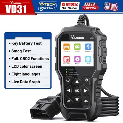 VDIAGTOOL VD31 3-IN-1 OBD2 Scanner Car Engine Fault Diagnostic Tool Code Reader