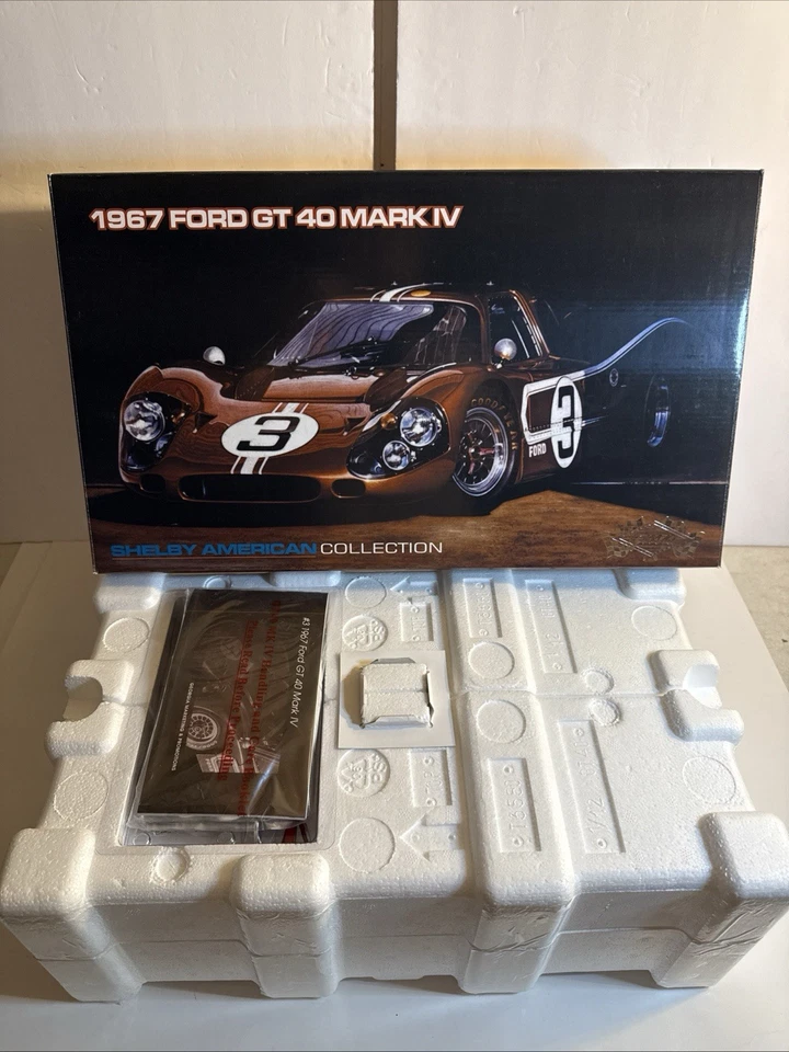 GMP 1/12 Scale 12081 - 1967 Ford GT40 Mark IV Mario Andretti / Lucien Bianchi - Image 3 of 4