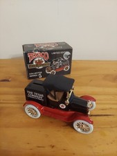 Ertl 1918 Ford Runabout Bank W Key Texaco Advertising Die Cast 1:25 Scale