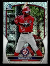 2023 Bowman #BCP-23 Elijah Green Chrome Prospects Mojo Refractors card