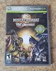 Mortal Kombat vs. DC Universe (Microsoft Xbox 360, 2008) Pre-owned w/ Case