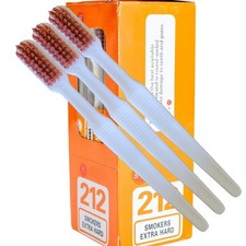 Smokers Hard Plaque Remover Toothbrush Set for Adults - Best Plaque and Tarta...