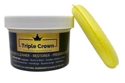 Leather Preservative & Restorer for Boots, Bags, Books - 8 oz. Formula