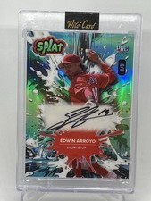2024 Wild Card Splat Edwin Arroyo Auto 1/3 MLB Baseball AUTO RC