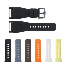 24MM FOR SUUNTO CORE RUBBER SILICONE REPLACEMENT WATCH BAND STRAP + BLACK ADAPTE