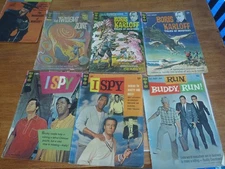 7 GOLD KEY COMICS I SPY ZORRO TWILIGHT ZONE BORIS KARLOFF 4 ONE LOW PRICE