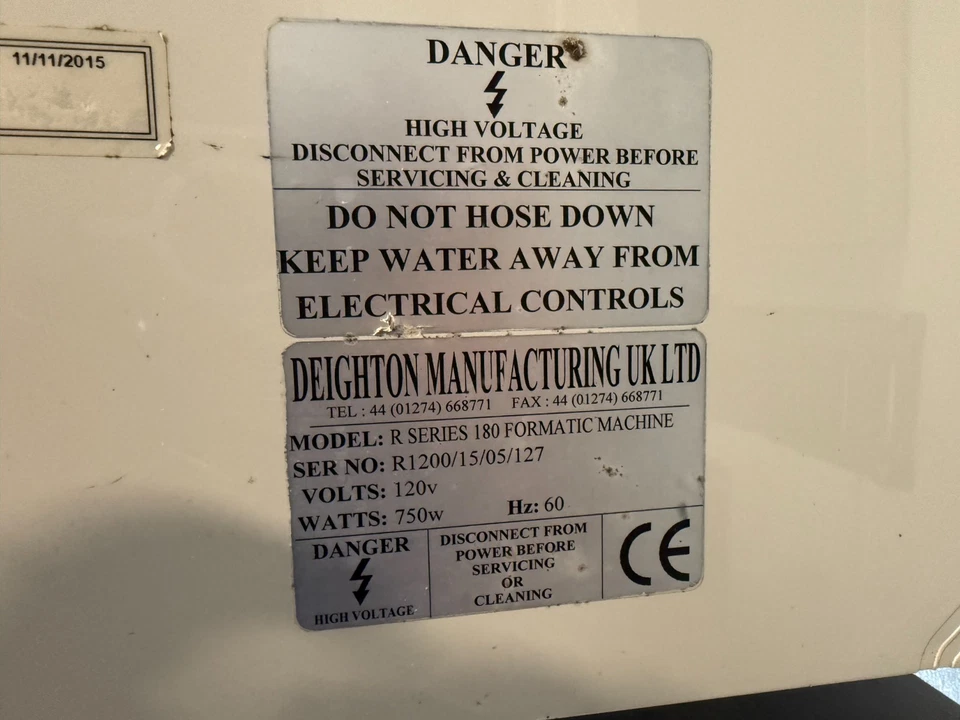 Deighton Formatic r1200- máquina de biscoito-massa ex-produção de biscoitos - Imagem 2 de 4