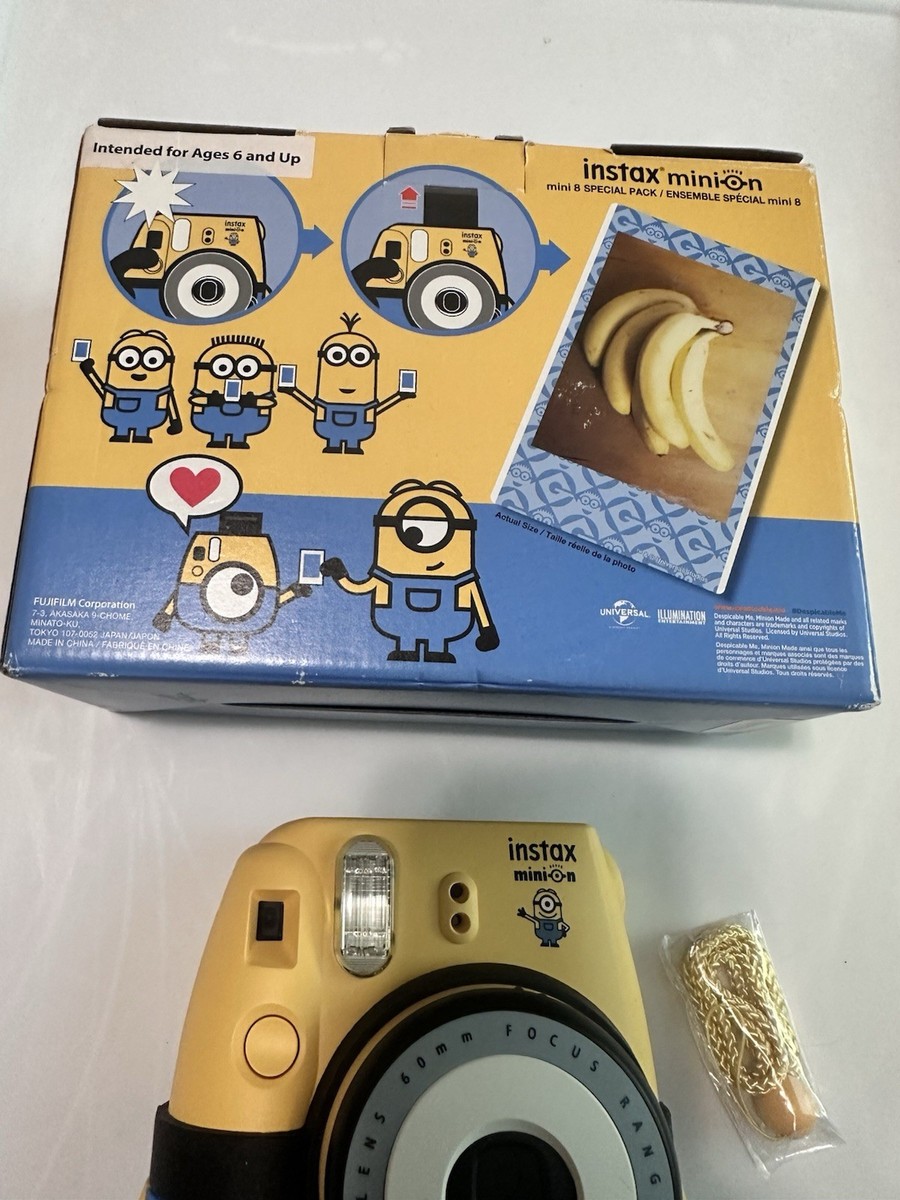 FUJIFILM Minion Instax Mini 8 Instant Camera LIMITED EDITION