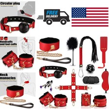 12 Piece Bondage Set for Couples with High Quality Restraints and Accessories