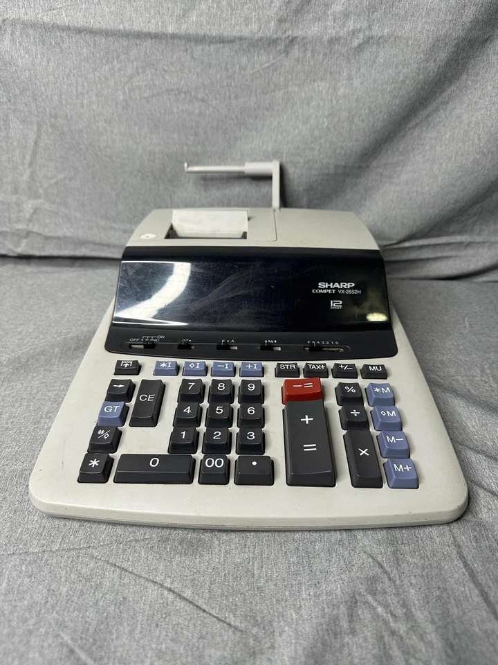 Sharp Compet VX-2652H Electronic Printer Calculator Desktop - Working Condition! - Image 2 of 4
