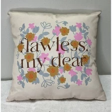 Bridgerton Flawless My Dear Decor Pillow 18 x 18in Show Netflix Removable Cover