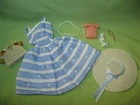Barbie REPRO of Vintage Outfit #969 SUBURBAN SHOPPER Complete w/ Hat & Necklace