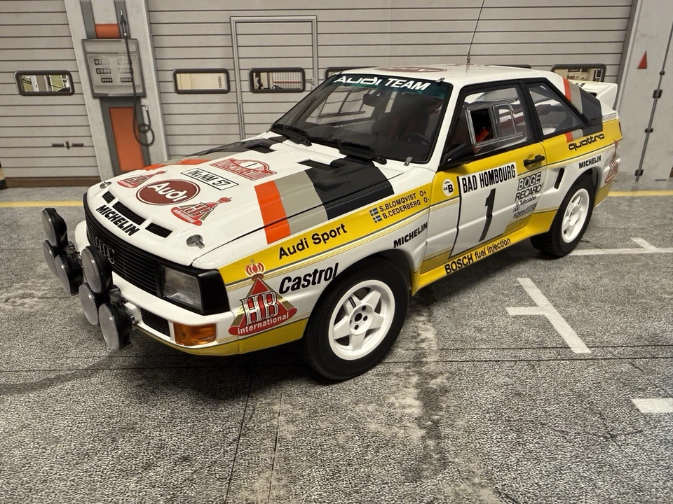 1:18 AUTOart 88501 Audi Sport Quattro Rallye Monte Carlo 1985 #1 S. Blomqvist - Bild 2 von 4