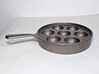 XLNT Griswold No.32 962 Cast Iron Danish Aebleskiver Pan-Restored-XLNT