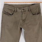Mens Diesel D-STRUKT JOGG 0670M Stretch Slim Straight Green Jeans W33 W34 L34