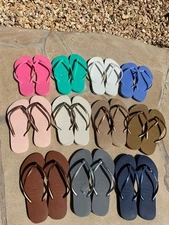 Havaianas Women's Slim Flip-Flop Sandals 11 different colors Size 7/8