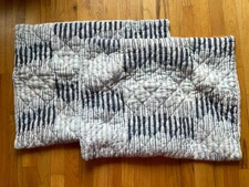 John Robshaw Textiles Quilted Pillowshams Set Of 2 Dark/Light Blue