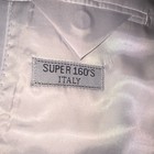 E.X by Porto Filo Men’s White Suit 2-Piece Slim Fit Satin Super 160’s 38R — photo 5