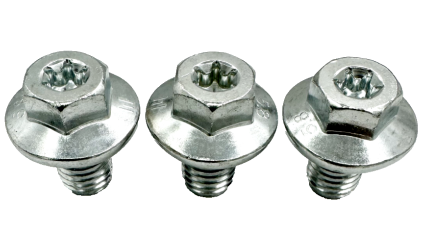 3pc 15MM-12X1.75 T45 Torx Drain Plug 55577568 for Chevy Silverado