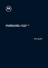 MOTOROLA MOTO RAZR 40/40 ULTRA PRINTED INSTRUCTION MANUAL USER GUIDE HANDBOOK